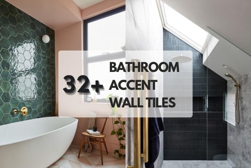 Bathroom accent wall tiles