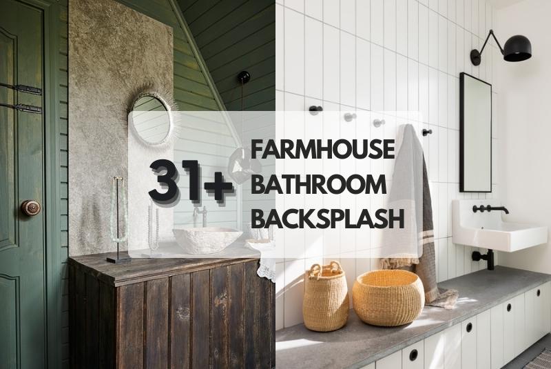 Farmhouse Bathroom Backsplash