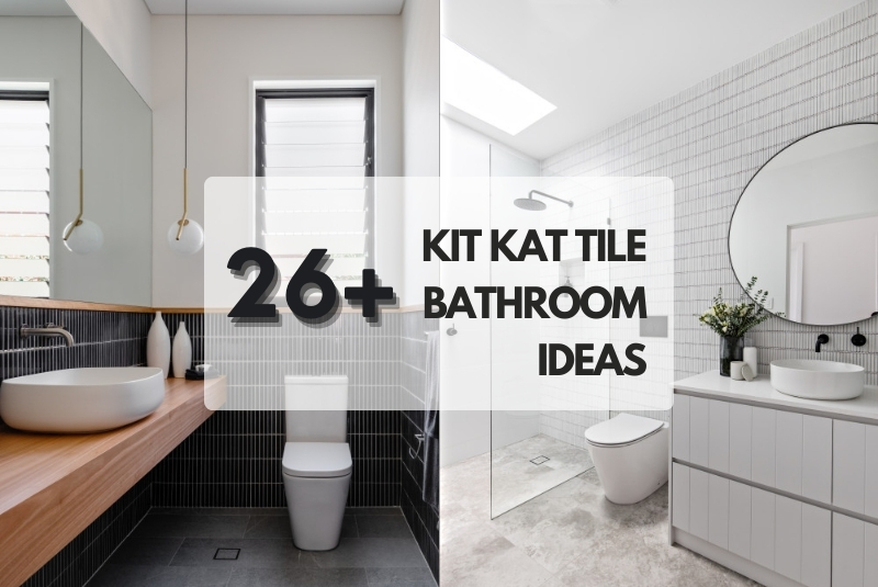 Kit Kat tile bathroom