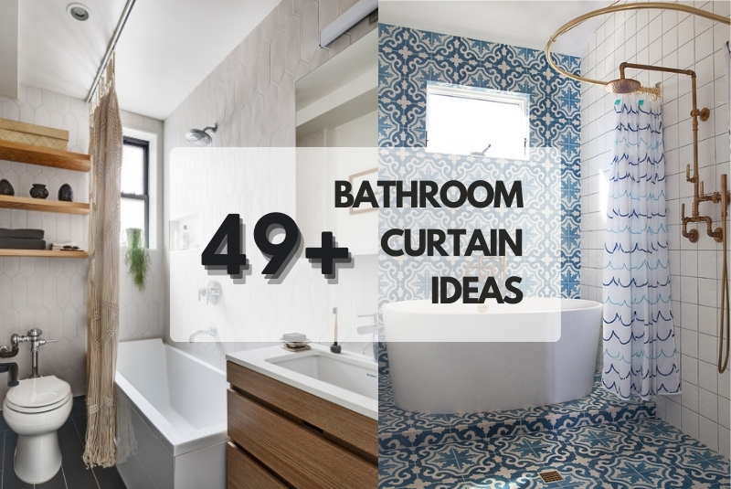 bathroom curtain ideas