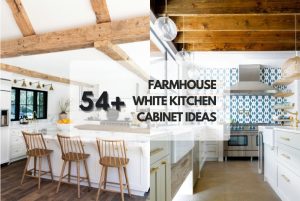 Farmhouse White Kitchen Cabinet Ideas