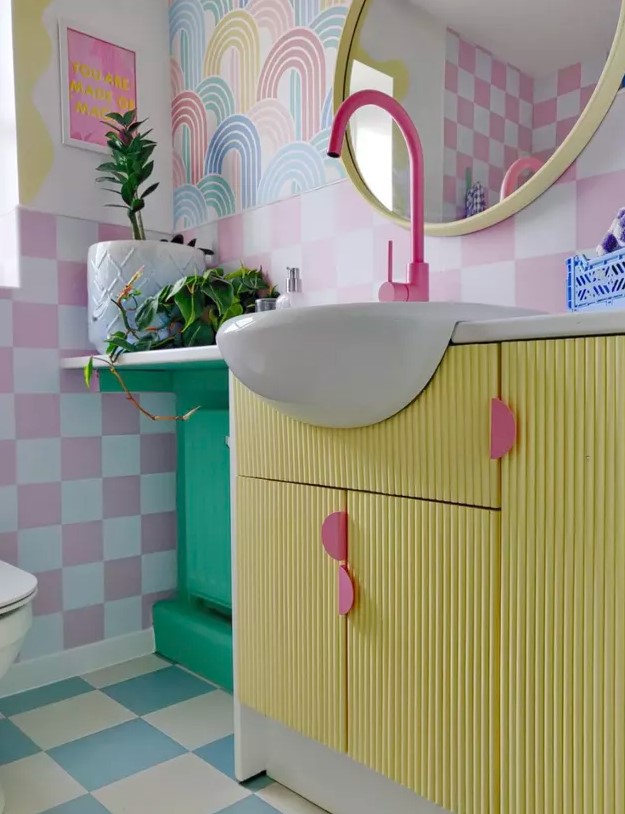 Girls Bathroom Inspirations with a Nostalgic Flair