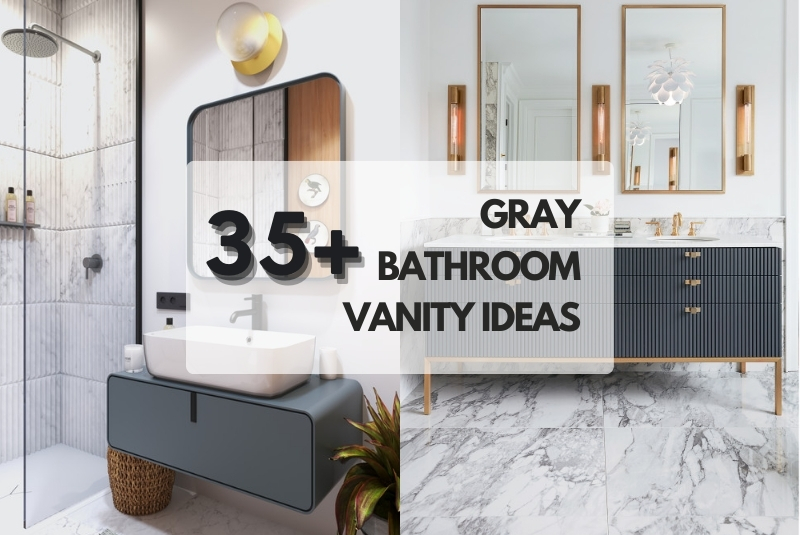 Gray bathroom vanity ideas
