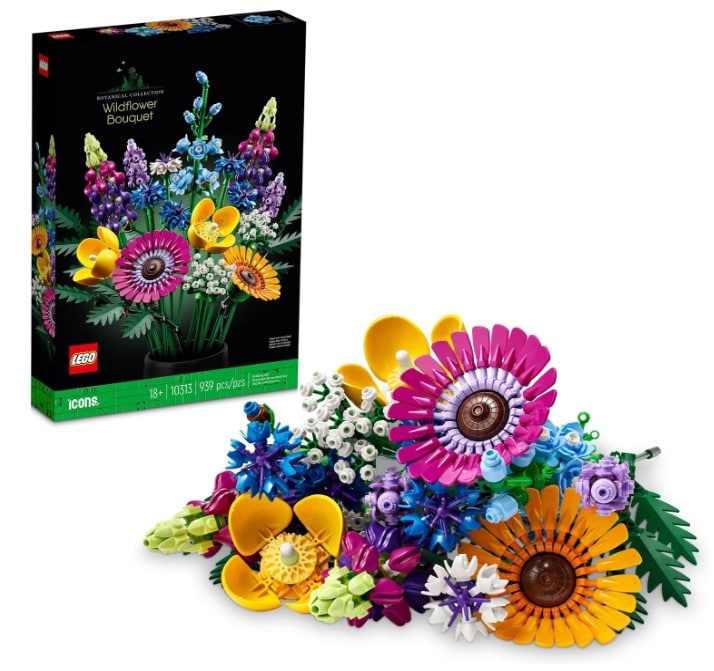 LEGO Icons Flower Bouquet Building Decoration Set 1