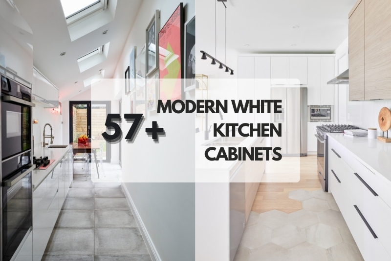 Modern white kitchen cabinet ideas