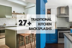 traditional kitchen backsplash